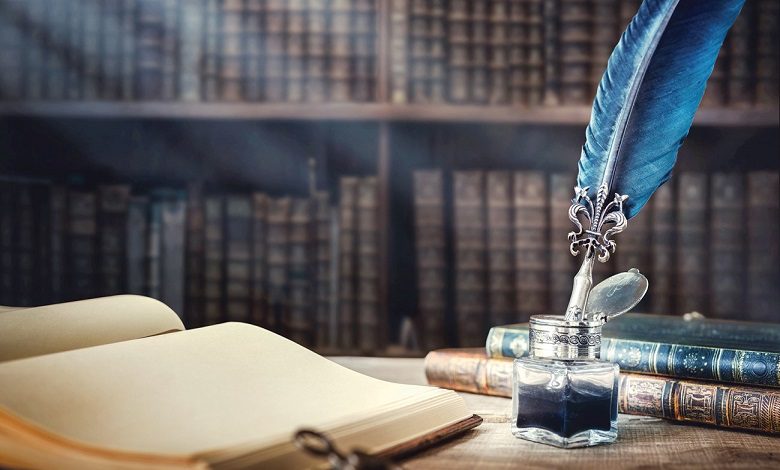 El arma del escritor y el título de las obras maestras literarias.