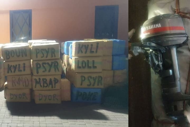 Frustrar un intento de contrabando de 9 toneladas y 800 kilogramos de droga Shera y desmantelar una red criminal internacional