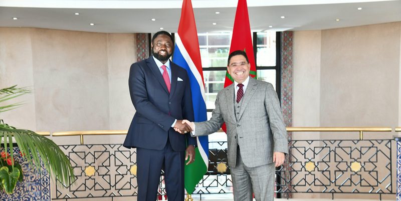 Bourita recibe a su homólogo gambiano