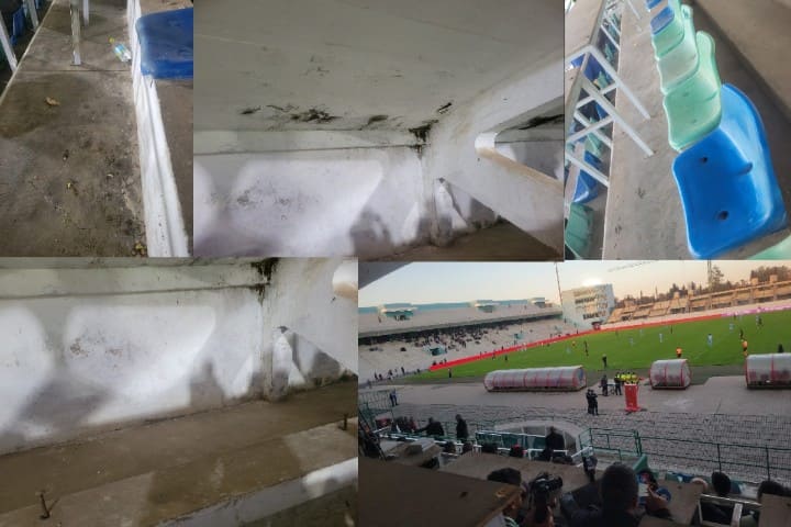 La situation désastreuse de la tribune de presse du stade municipal de Kénitra suscite des exigences de réforme