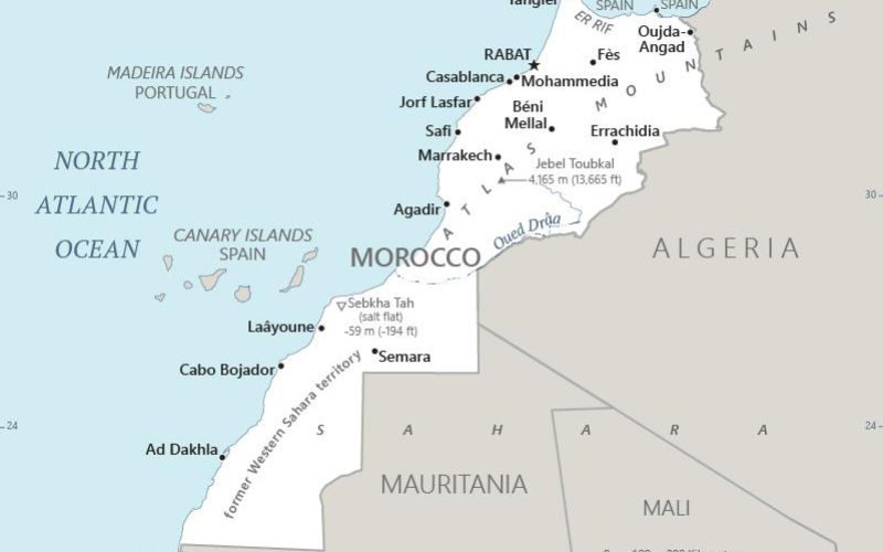 La CIA adopte la carte du Maroc intégrant le Sahara