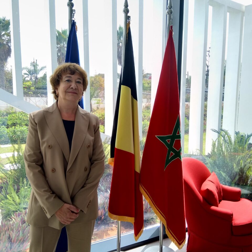 L’ancienne ambassadrice de Belgique au Maroc décorée du Wissam Al-Alaoui