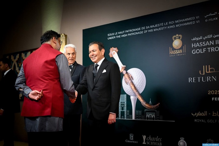 Moulay Rashid préside un dîner organisé par Sa Majesté le roi à l'occasion du prix de golf Hassan II et de la princesse Lalla Maryam Cup