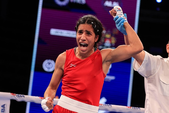 Boxing marocain Widad Baral, une héroïne du monde aux dépens de Khadija Akbash turcs