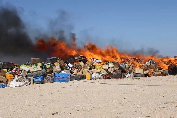 Les autorités de Tetouan endommagent plus de 500 kg de matériaux corrompus