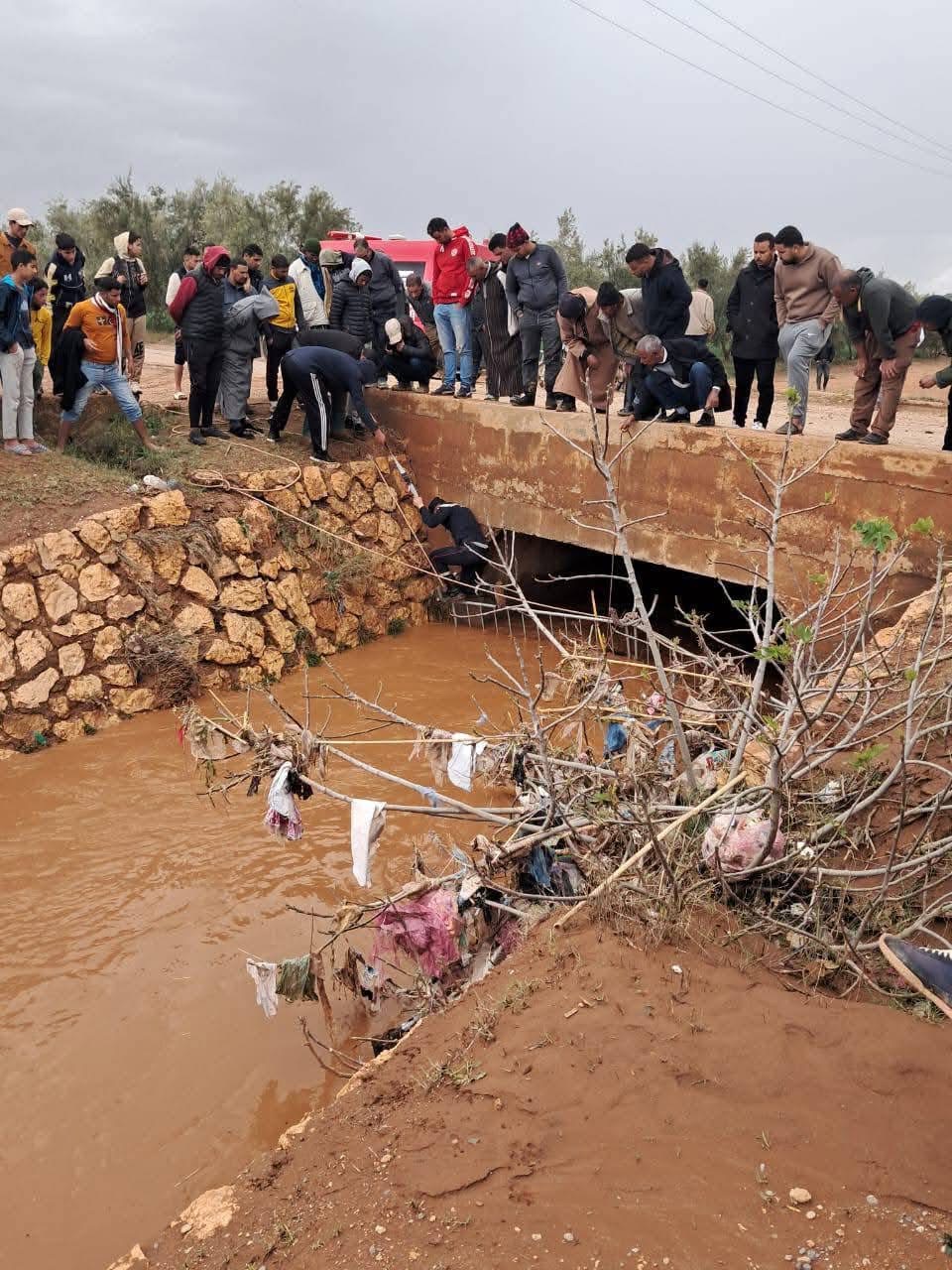 Un enfant emporté après le drame de Berkane