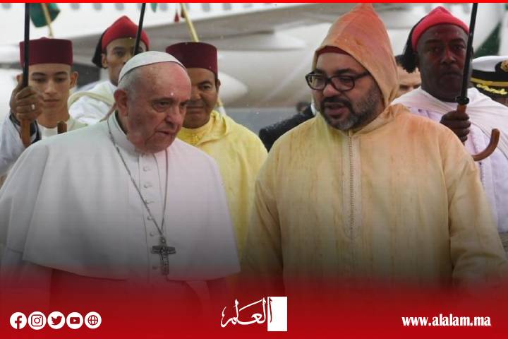Sa Majesté King Mohammed VI est réconfortée sur la mort du pape François