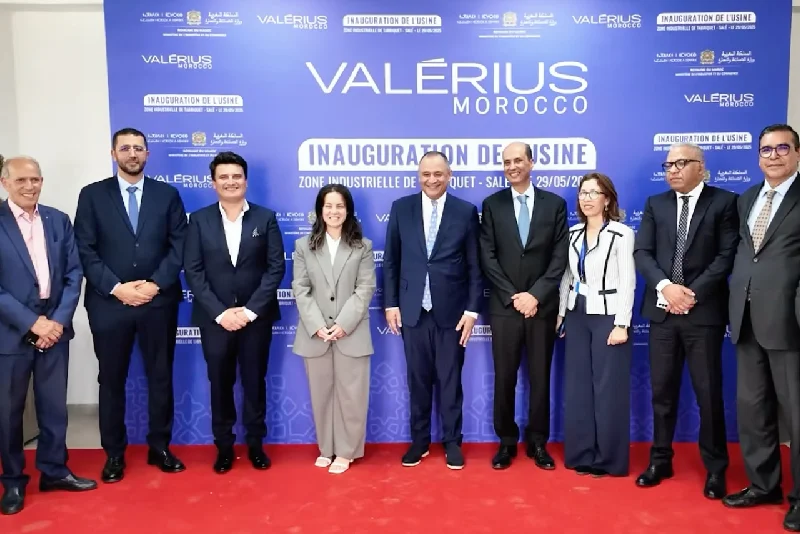 102,72 MDH pour l’unité de fabrication de vêtements de Valerius Morocco
