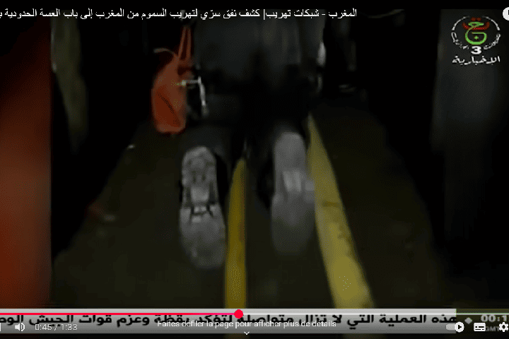 Un tunnel secret pour transférer des médicaments du Maroc à l'Algérie !!!! :