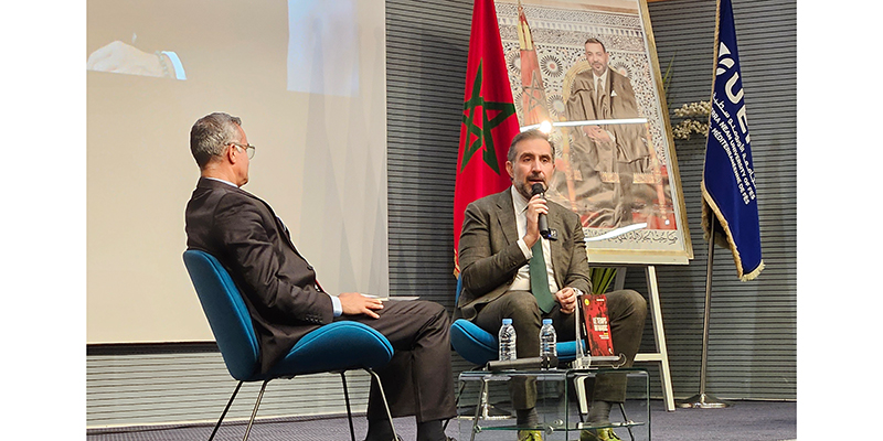 Abdelmalek Alaoui présente « Le Temps du Maroc » à l’Université Euromed Fès