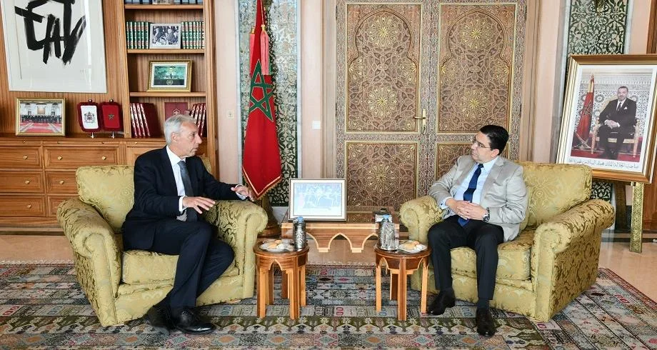 Nasser Bourita reçoit le représentant spécial de l’UE pour la région du Sahel
