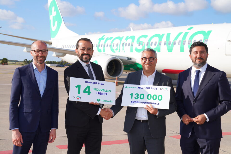 14 nouveaux vols directs pour l’hiver 2025 grâce à un accord entre l’ONMT et Transavia