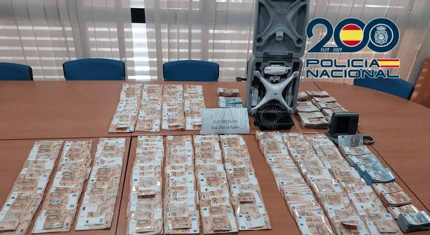 Démantèlement d’un réseau de blanchiment d’argent lié au narcotrafic entre l’Espagne et le Maroc