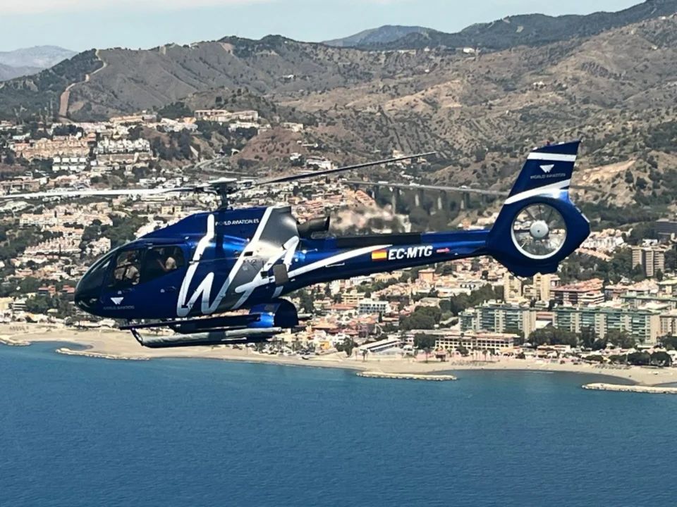 «World Aviation» lance des vols rapides en hélicoptère reliant Málaga au Maroc