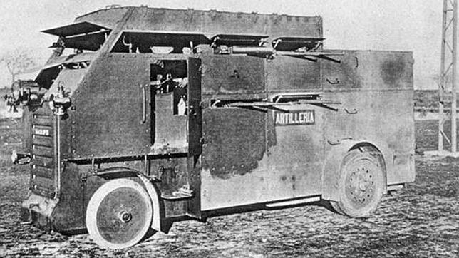 Le premier camion blindé de l’armée espagnole était destiné à la guerre du Rif