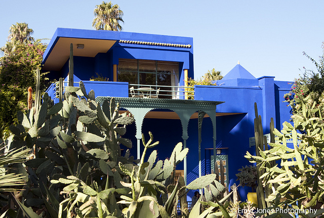 le jardin Majorelle où le bleu est roi