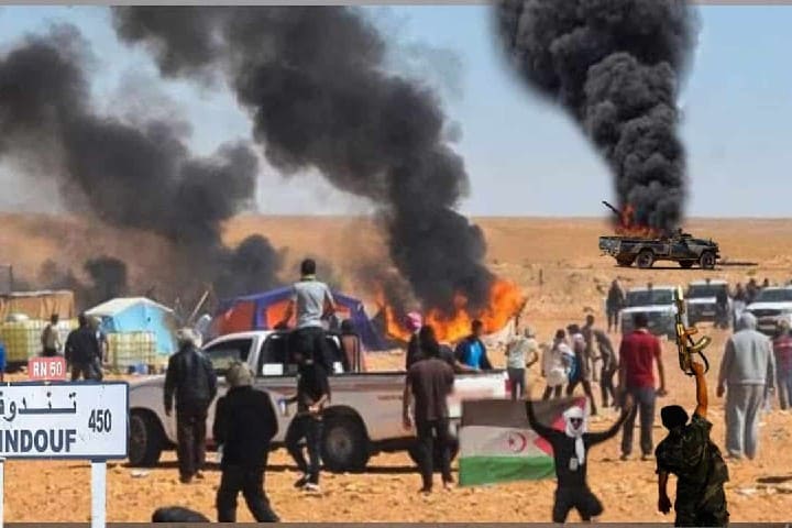 Les affrontements ont éclaté dans les camps de Rabouni