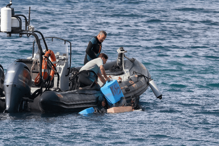 L’expédition du « haschish » est flottante, qui mobilise les intérêts de la gendarmerie marine au large des côtes d’Al-Hoceima