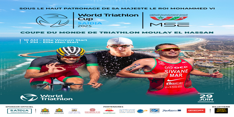 Triathlon : Saïdia Mediterrania accueille la Coupe du Monde Moulay El Hassan 2025
