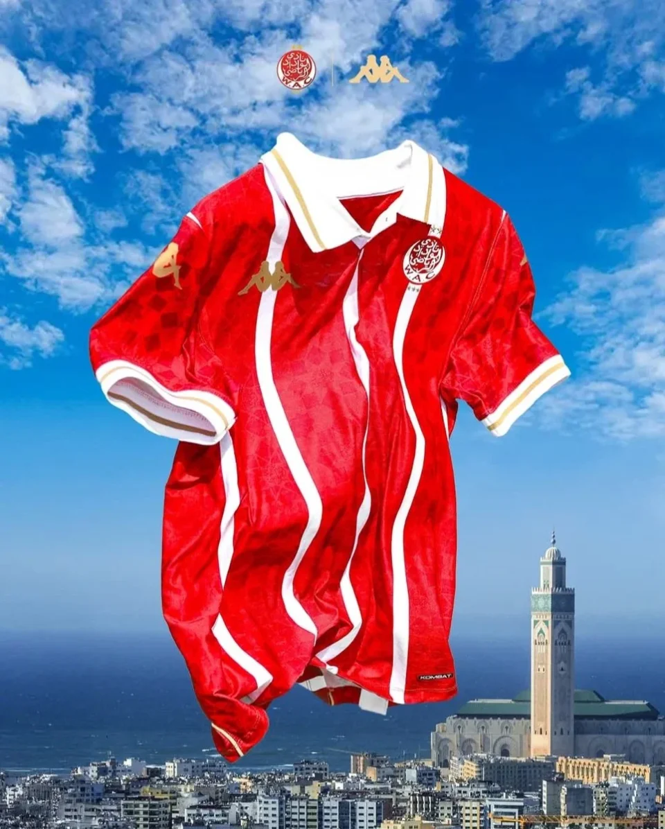 Le maillot du Wydad pour la Coupe du Monde des Clubs classée deuxième par le New York Times