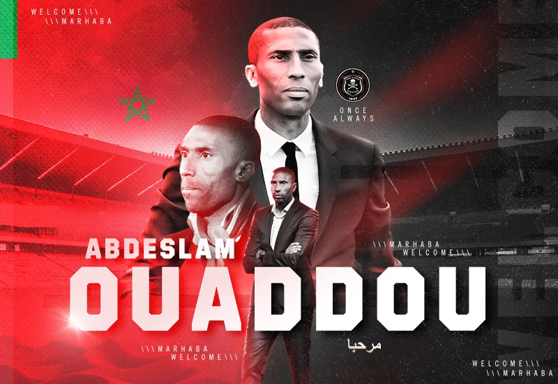 Abdeslam Ouaddou nommé entraîneur des Orlando Pirates