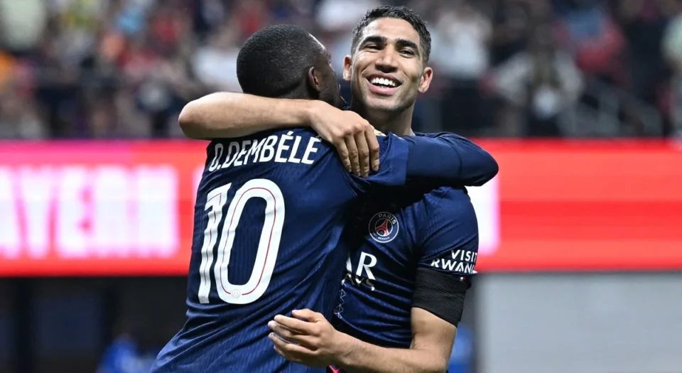 Le PSG dans le carré d’as, Achraf Hakimi passeur décisif
