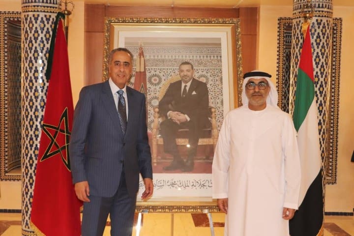 Hammashi reçoit le chef du National Intelligence Service des Émirats arabes unis