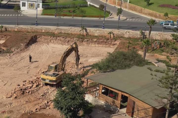 Continuons Travaux pour ouvrir une nouvelle chaussée reliant le Morulbikho au parc Monicar avec Al -Hoceima