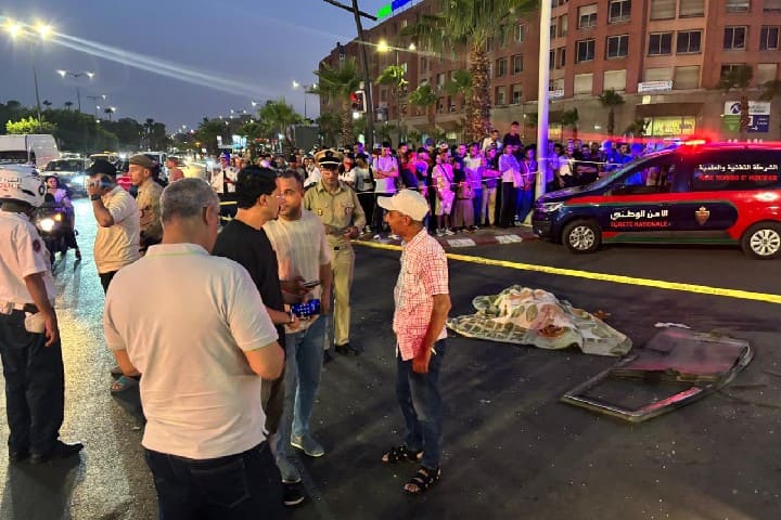 Une dame qui meurt et trois blessées dans un terrible accident de fuite à Marrakech