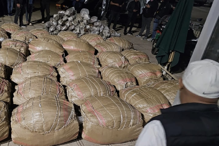 L’arrestation de deux personnes et la saisie des quantités de la drogue Shira