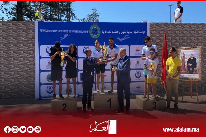 Une brillance remarquable des champions et des héros d’Amal Inezgane Club .. The Throne Cup and the National Swimming Championship in Al -Jadida
