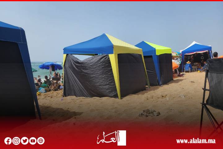 Al -Harashhan Beach à Sidi Abed: Le chaos est le résumé du résumé des moyens