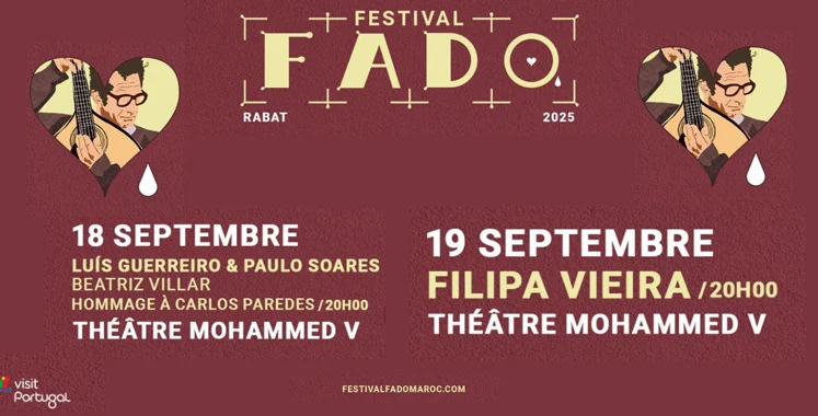 Le Festival Fado revient en septembre 2025 pour sa huitième édition marocaine