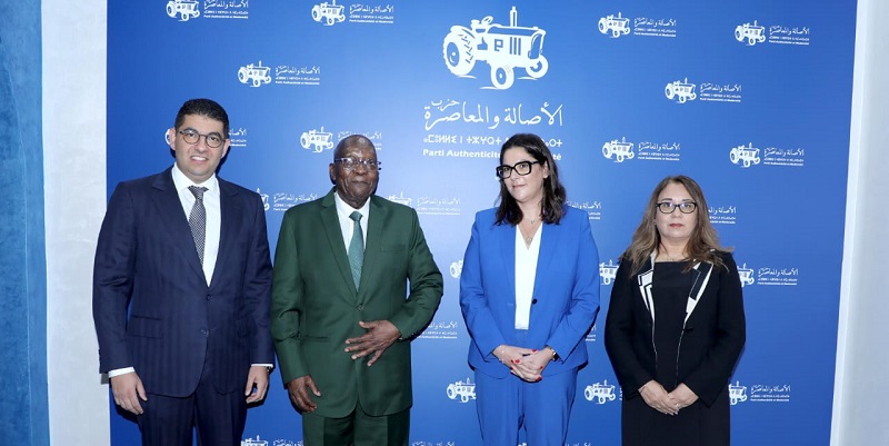 La direction du PAM reçoit l’ancien président sud-africain Jacob Zuma