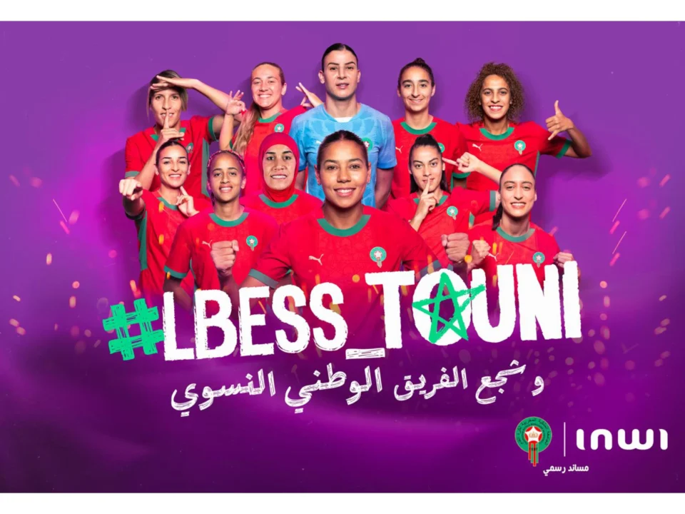 Inwi lance la campagne #Lbess_touni en soutien aux Lionnes de l’Atlas