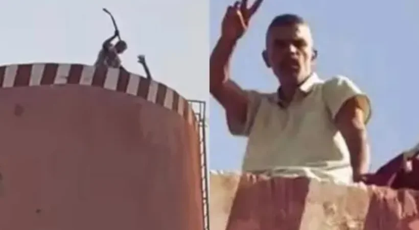 Après 3 semaines de sit-in en haut d’un château d’eau, un homme tente de se suicider