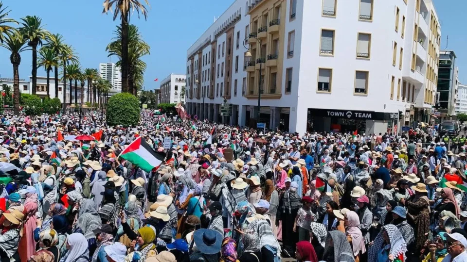 Une marche dénonce la famine dans la bande de Gaza et soutient la Palestine