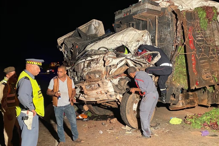 Un grave accident de la circulation qui tue 8 personnes dans la province de Taroudant