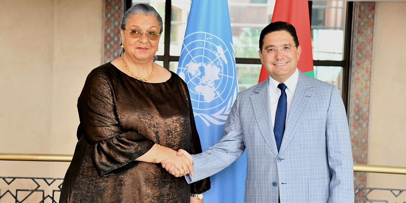 Bourita reçoit la Cheffe de la Mission d’appui des Nations Unies en Libye