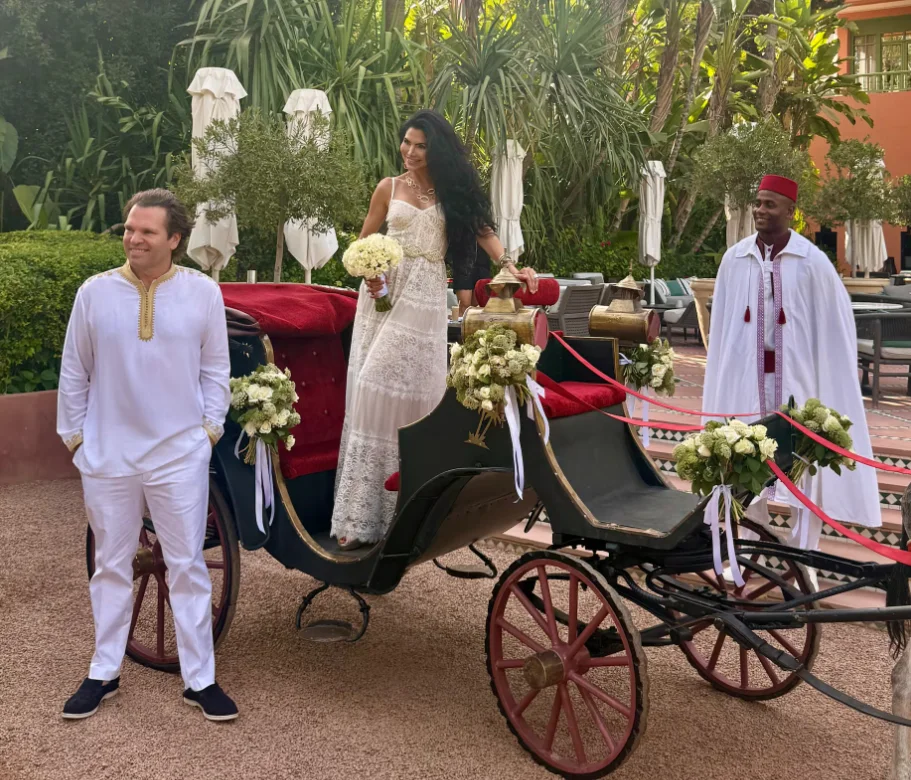 L’ancienne Miss Porto Rico célèbre son anniversaire de mariage à La Mamounia à Marrakech