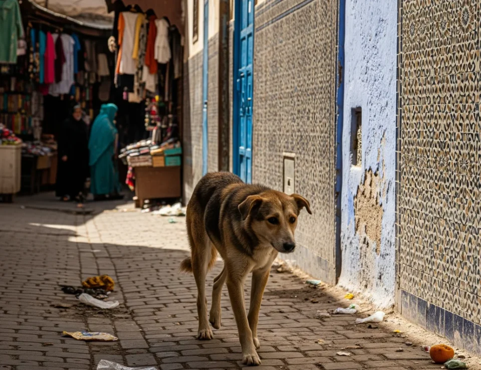 Une attaque de chien errant fait quatre victimes sur la plage d’Aghroud