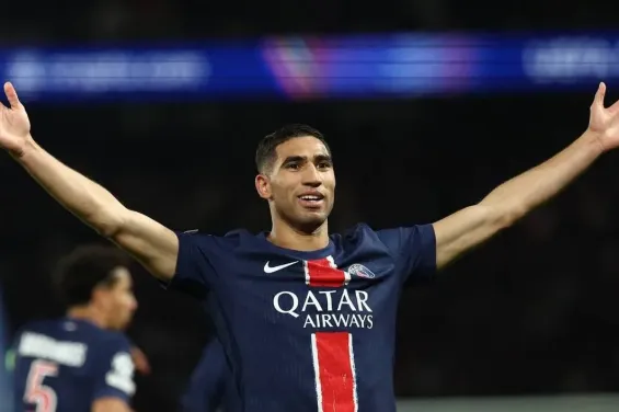 Achraf Hakimi et Ousmane Dembélé en rivalité au PSG