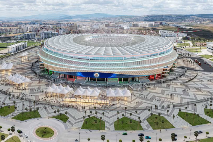 Les œuvres du Grand Tangier Stadium sont proches de sa fin.