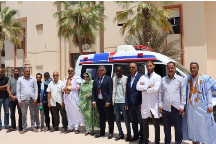 Livraison d’une troisième ambulance au village