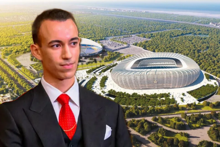 Moulay Al -Hassan lance le « Prince Moulay Abdullah » Stadium à Rabat après sa construction