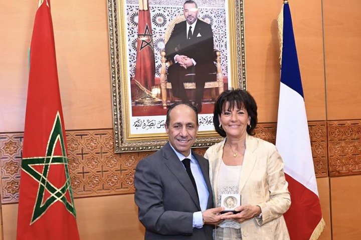 Zaidouh discute avec le président du Comité des affaires économiques du Sénat français