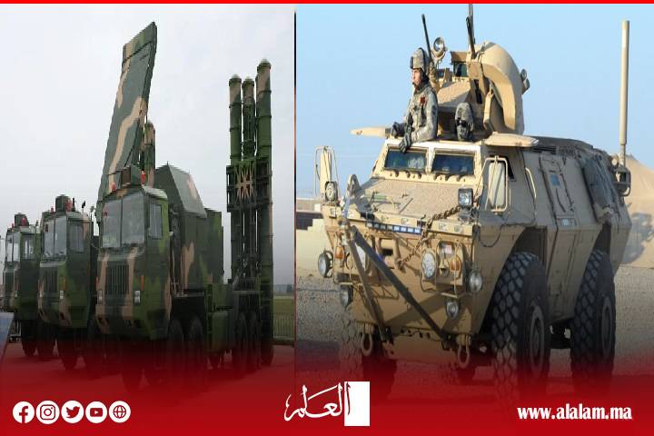 Recevoir des véhicules blindés américains M1117 et un système de défense aérienne chinoise FD-2000b