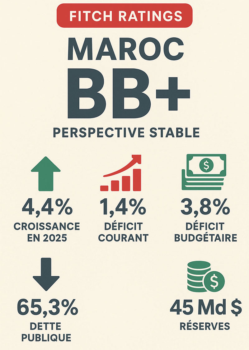 Fitch Ratings: Quels scénarios pourraient changer la note?