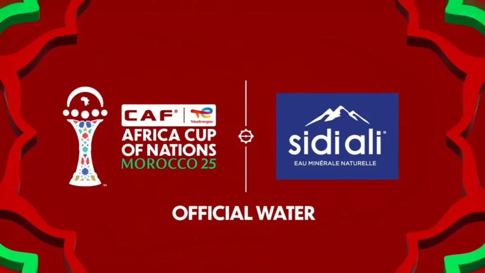 Sidi Ali nommé eau officielle de la CAN Maroc 2025