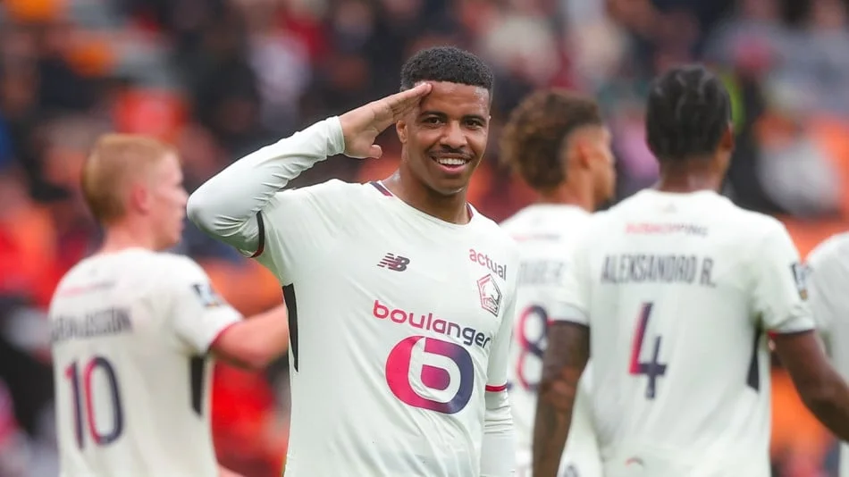 Hamza Igamane brille avec un doublé lors de ses débuts à Lille contre Lorient